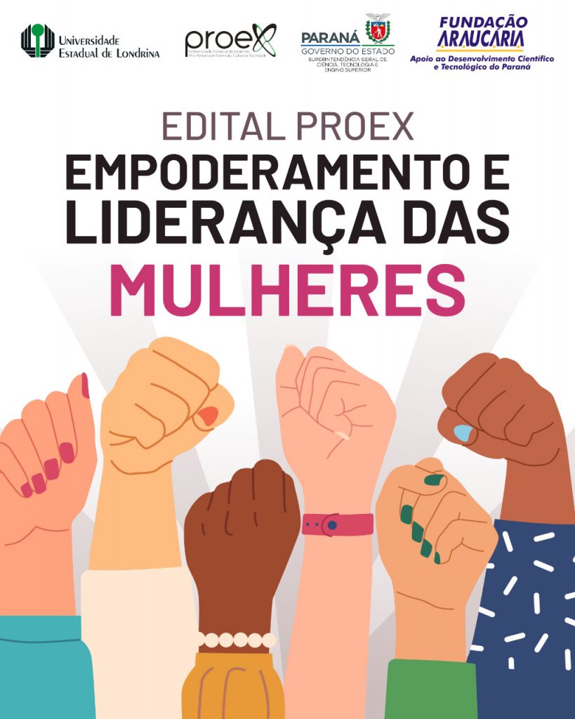 Edital nº 079/2022 da PROEX contempla projetos que incentivem o empoderamento das mulheres.