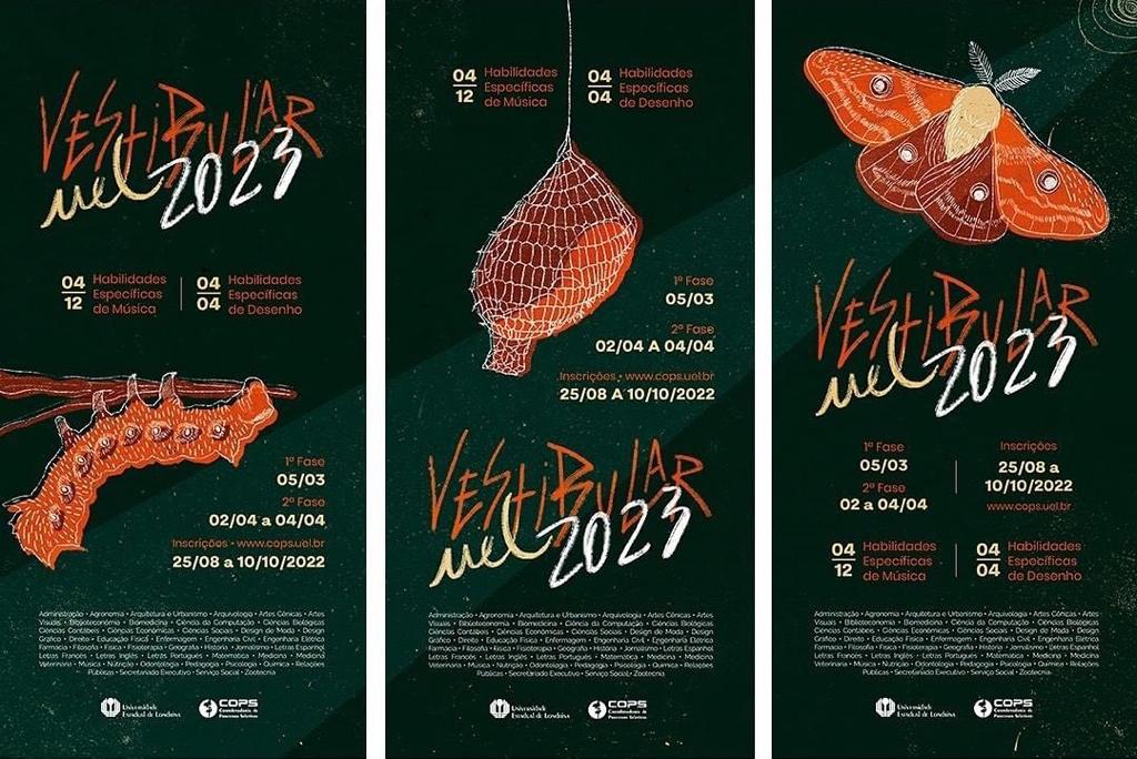Lagartas e mariposas”: definida a nova identidade visual do Vestibular 2023  - Jornalista Luciana Pombo