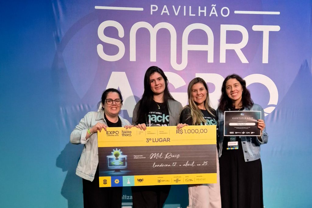 Equipe formada por estudantes da UEL conquistou o 3º lugar na categoria pós-graduação no Hackathon Smart Agro 2025